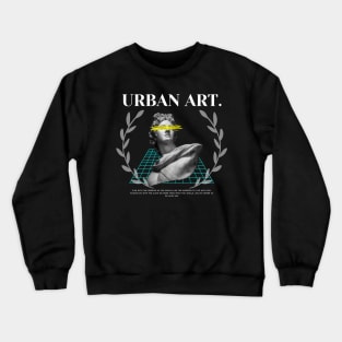 black modern art Crewneck Sweatshirt